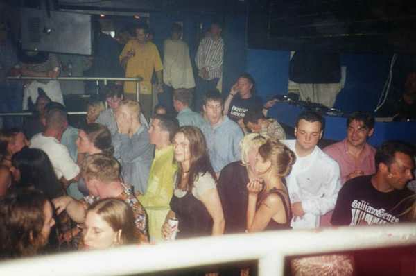 Crowd dancing at an Egebamyasi live show