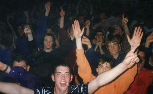 Crowd dancing at an Egebamyasi live show