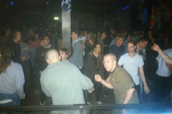 Crowd dancing at an Egebamyasi live show