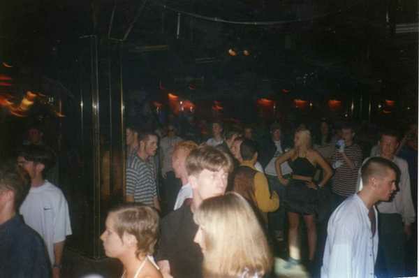 Crowd dancing at an Egebamyasi live show