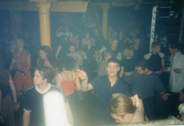 Crowd dancing at an Egebamyasi live show