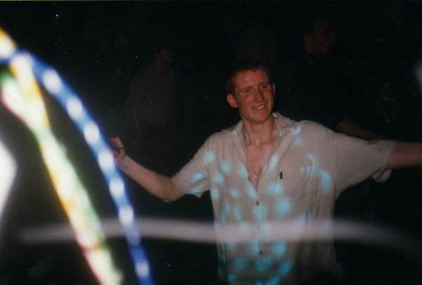 Crowd dancing at an Egebamyasi live show