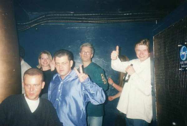 Crowd dancing at an Egebamyasi live show